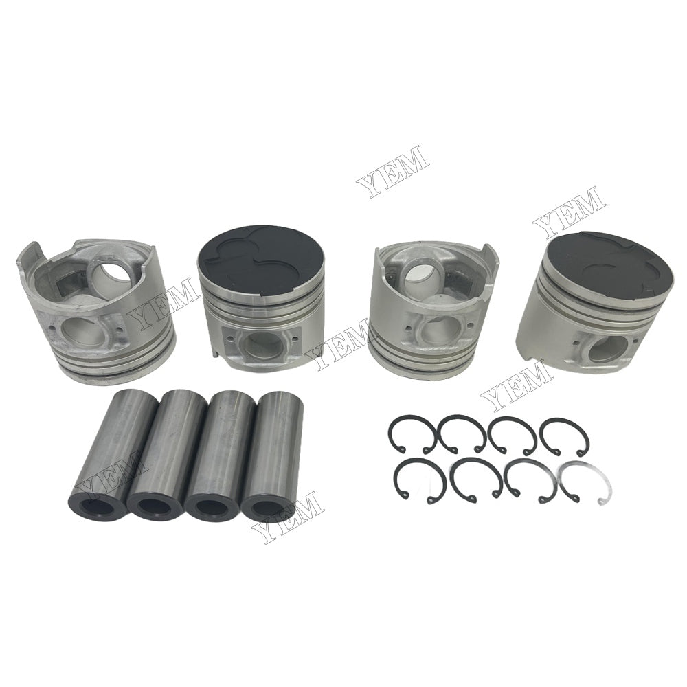 Piston and piston ring set For Mitsubishi 4M40 Engine