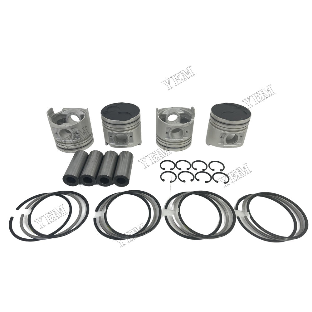 Piston and piston ring set For Mitsubishi 4M40 Engine Foe Mitsubishi