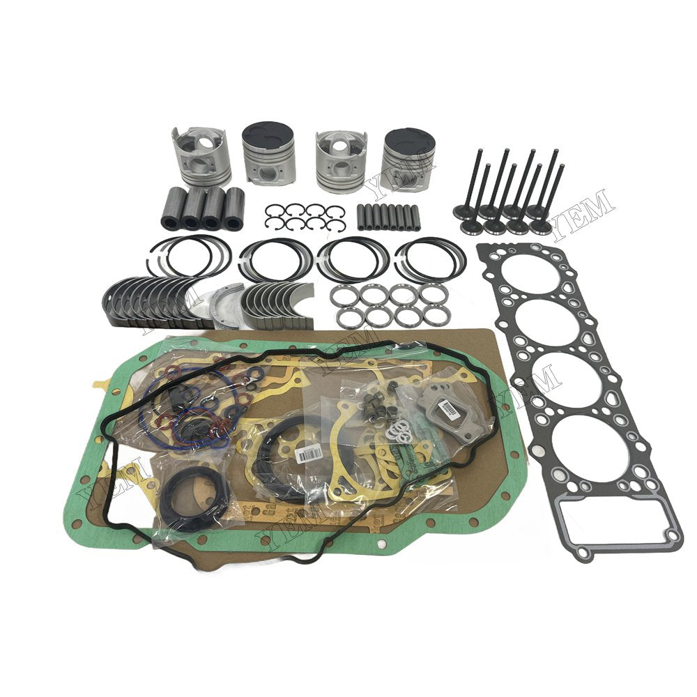 4M40 Piston W Ring Kit Gasket Set Main Connecting rod bearings Set Valve Train For Mitsubishi
