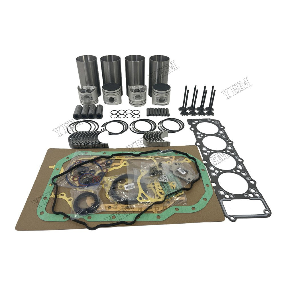 Engine Overhaul Kit Main And Rod bearings Gasket Set Valve Guide For Mitsubishi 4M40 Engine