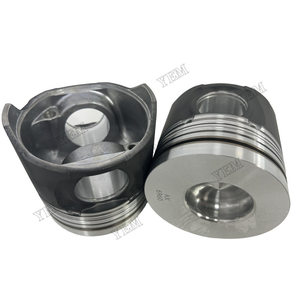 Piston and piston ring set For Isuzu 4HE1 Engine