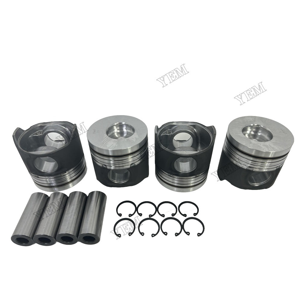 Piston and piston ring set For Isuzu 4HE1 Engine Foe Isuzu
