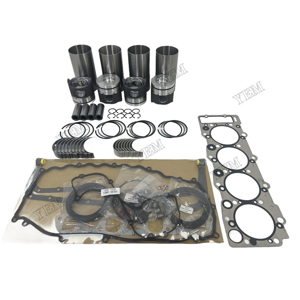 4HE1 Complete Engine Rebuild Kit With Gasket Bearing For Isuzu