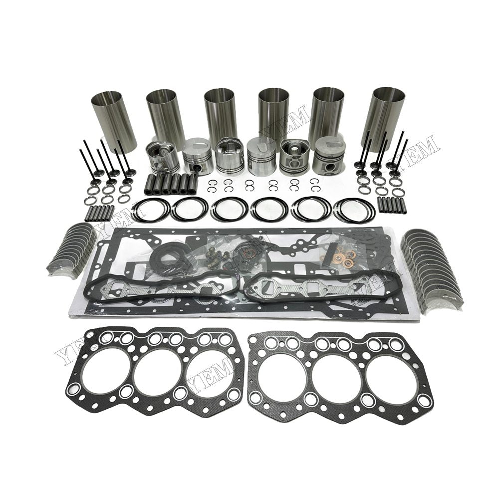 S6E2 Overhaul Rebuild Kit Gasket Main and Connecting rod bearings Valve Kit For Mitsubishi Foe Mitsubishi
