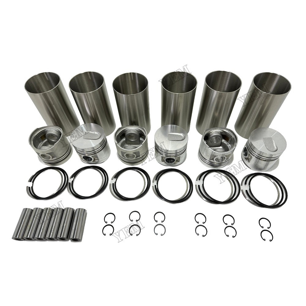 Cylinder Liner Kit Piston With Ring Bush For Mitsubishi S6E2 Engine