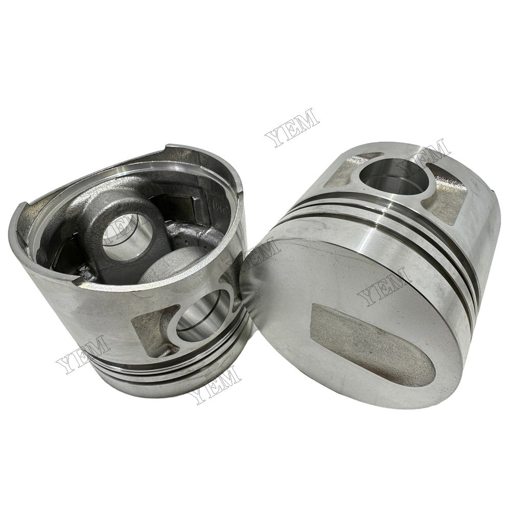 Piston and piston ring set For Mitsubishi S6E2 Engine Foe Mitsubishi