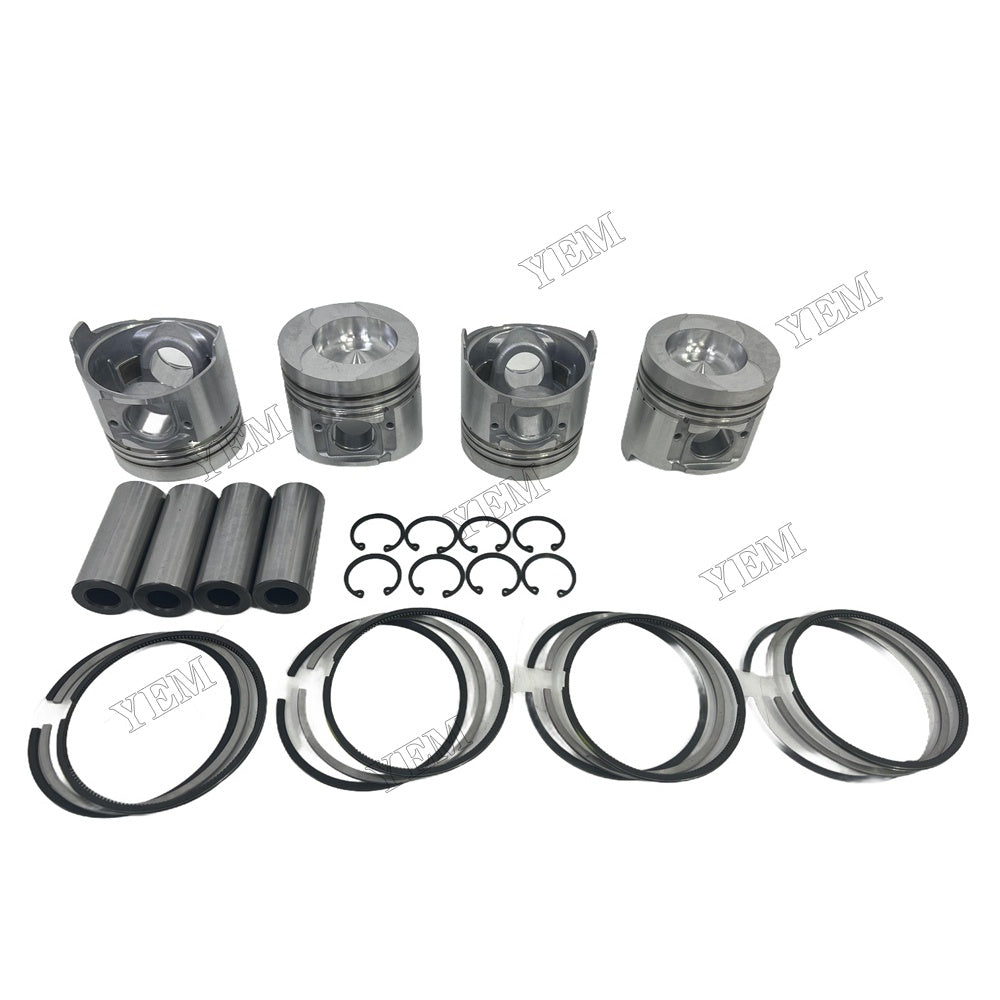 Piston and piston ring set For Komatsu 4D95 Engine Foe Komatsu
