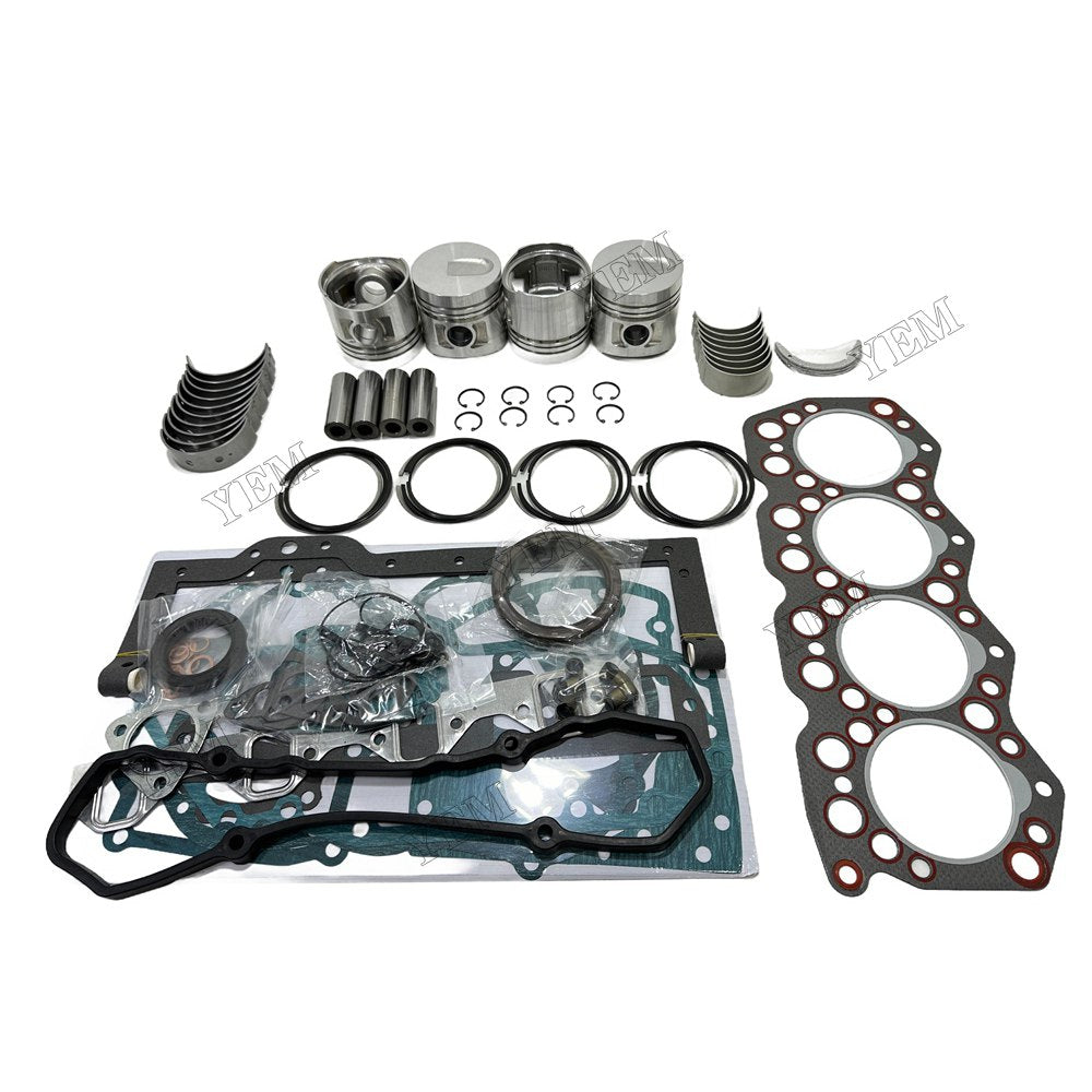 S4E Piston With ring set Gasket kit main and connecting rod bearings Set For Mitsubishi Foe Mitsubishi