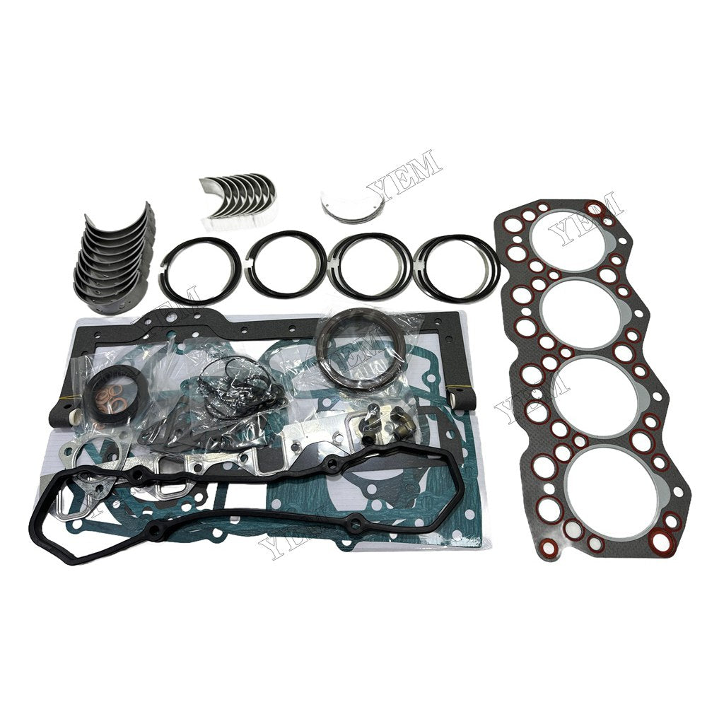 Piston ring set Gasket kit Crankshaft and Rod Bearings Set For Mitsubishi S4E Engine
