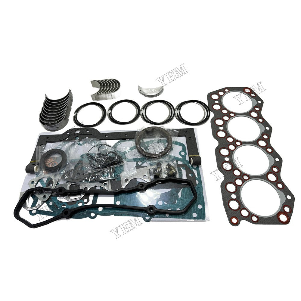 Piston ring set Gasket kit Crankshaft and Rod Bearings Set For Mitsubishi S4E Engine Foe Mitsubishi