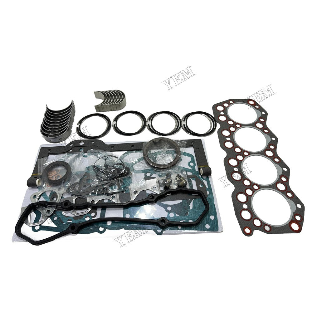 S4E Piston ring set Gasket kit main and connecting rod bearings For Mitsubishi Foe Mitsubishi