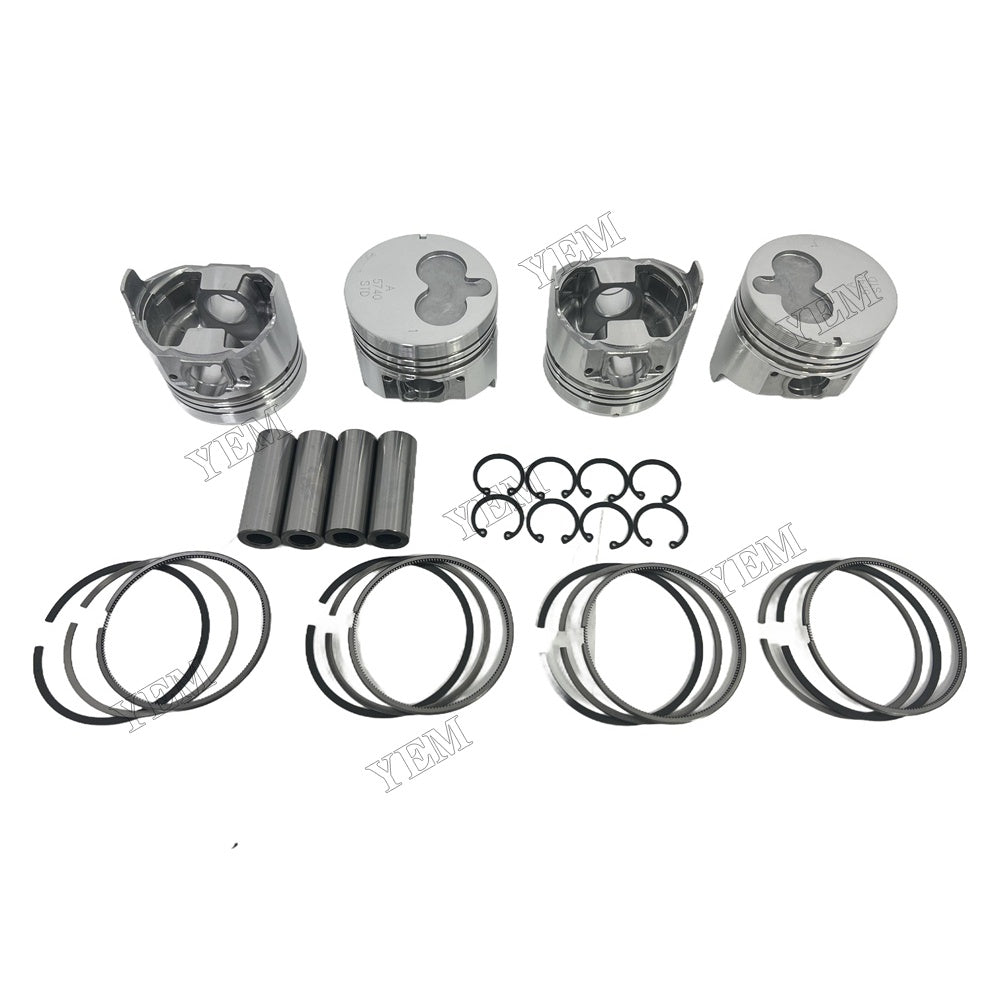 Piston and piston ring set For Isuzu 4LB1 Engine Foe Isuzu