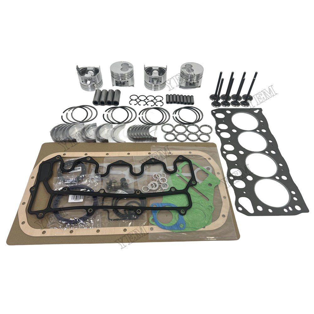 4LB1 Piston W Ring Kit Gasket Set Main Connecting rod bearings Set Valve Train For Isuzu