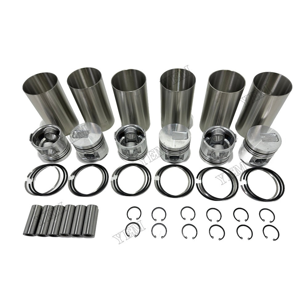 Cylinder Liner Kit Piston With Ring Bush For Mitsubishi S6S Engine