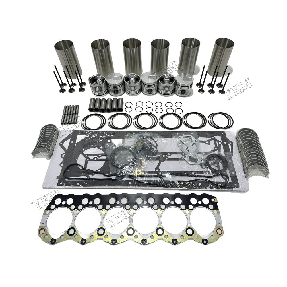 Engine Overhaul Kit Main And Rod bearings Gasket Set Valve Guide For Mitsubishi S6S Engine