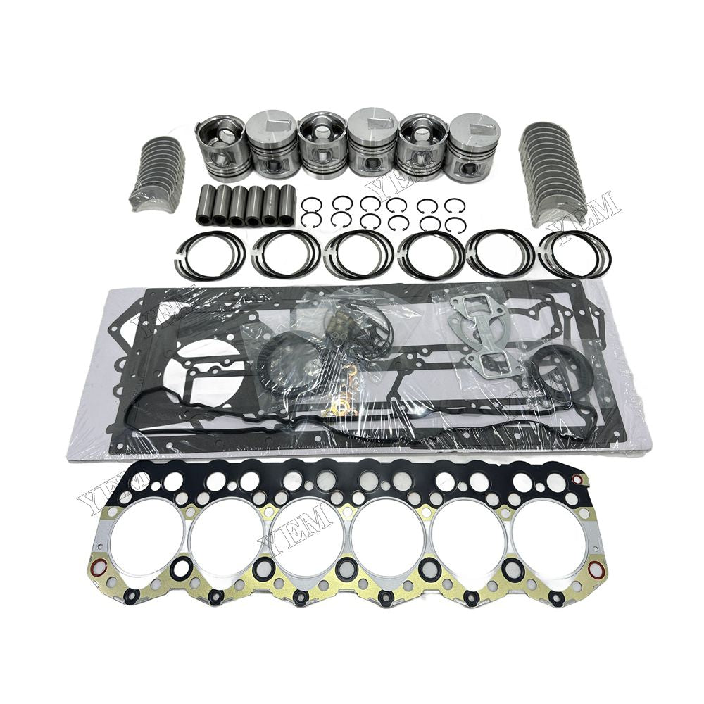 S6S Piston and piston ring set Gasket kit main and connecting rod bearings For Mitsubishi