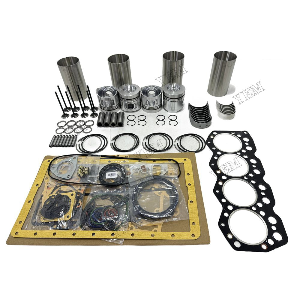 Overhaul Rebuild Kit Gasket Main and Connecting rod bearings Valve Kit For Mitsubishi S4K Engine