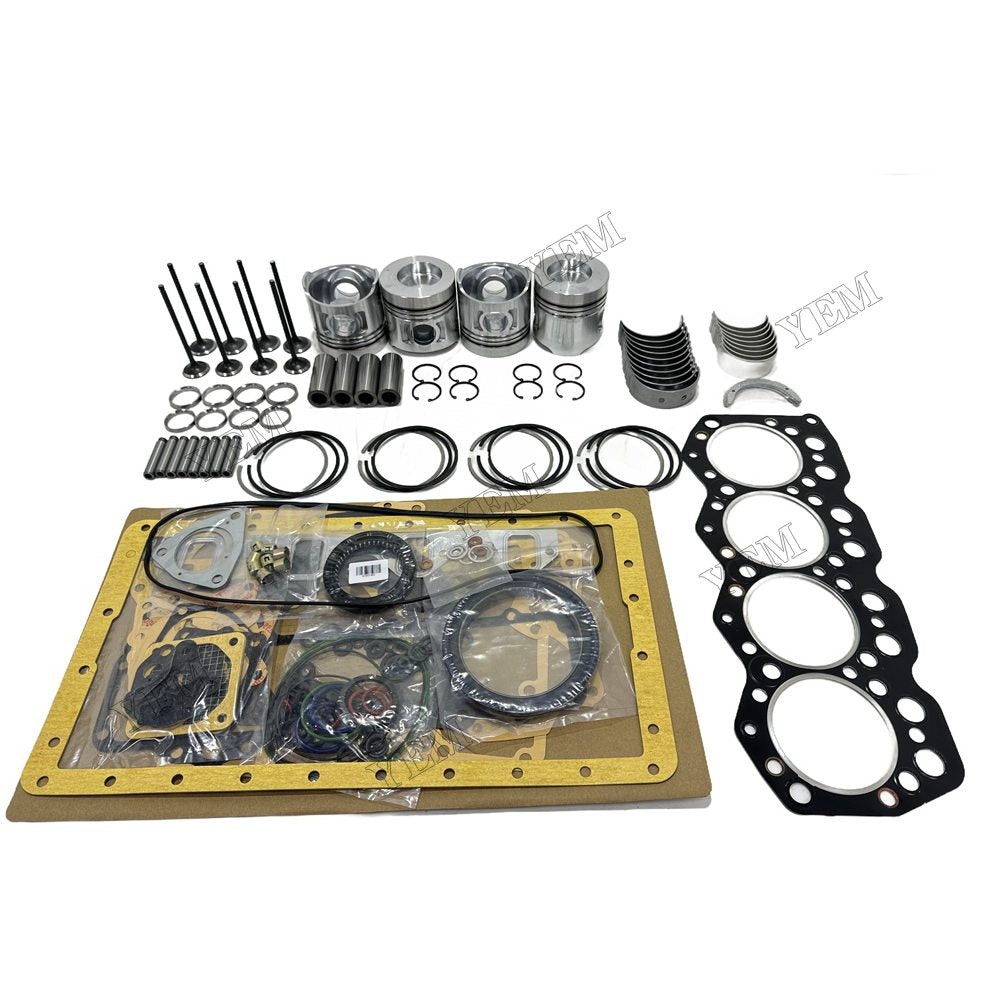 Piston W Ring Kit Gasket Set Main Connecting rod bearings Set Valve Train For Mitsubishi S4K Engine