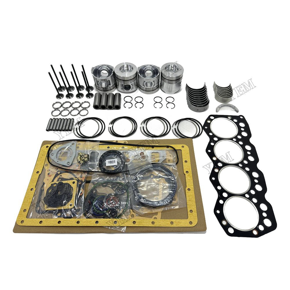 Piston W Ring Kit Gasket Set Main Connecting rod bearings Set Valve Train For Mitsubishi S4K Engine Foe Mitsubishi