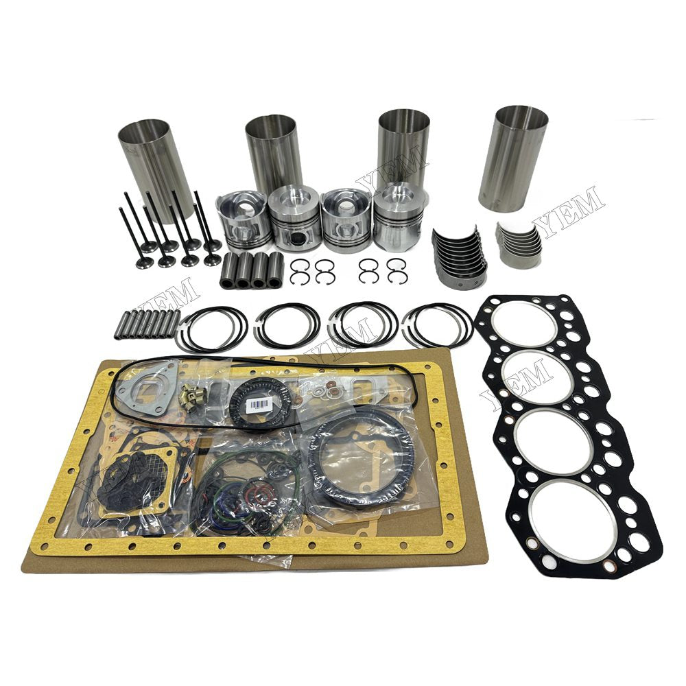 S4K Engine Overhaul Kit Main And Rod bearings Gasket Set Valve Guide For Mitsubishi