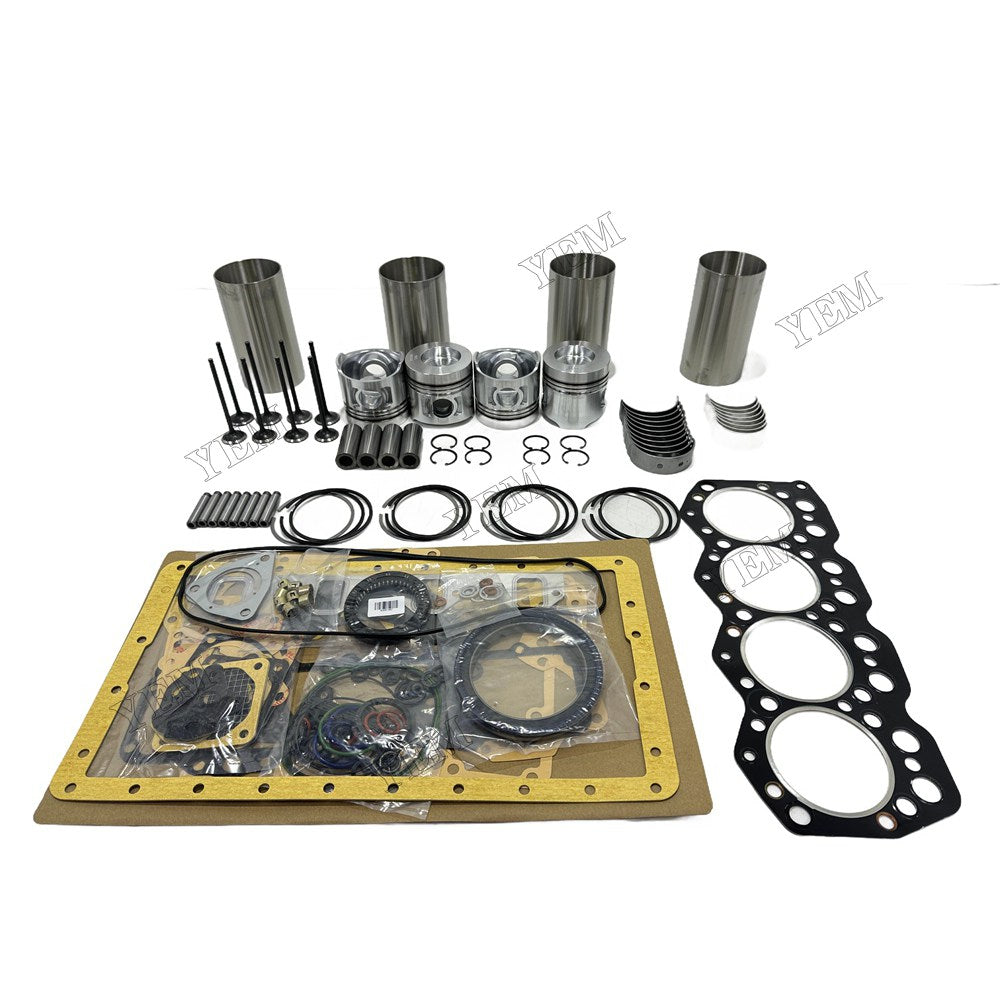 S4K Engine Overhaul Kit Main And Rod bearings Gasket Set Valve Guide For Mitsubishi Foe Mitsubishi