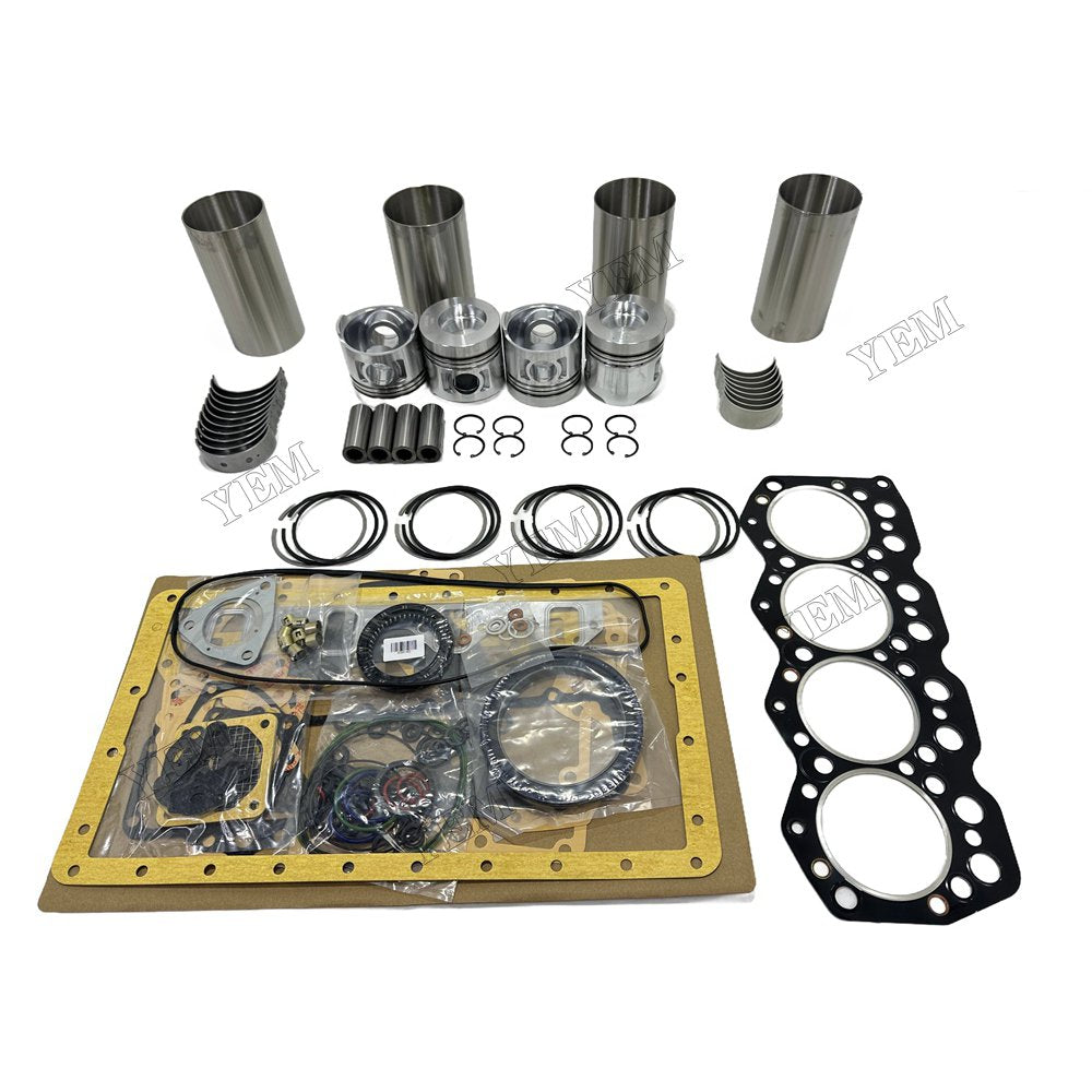 Complete Engine Rebuild Kit With Gasket Bearing For Mitsubishi S4K Engine