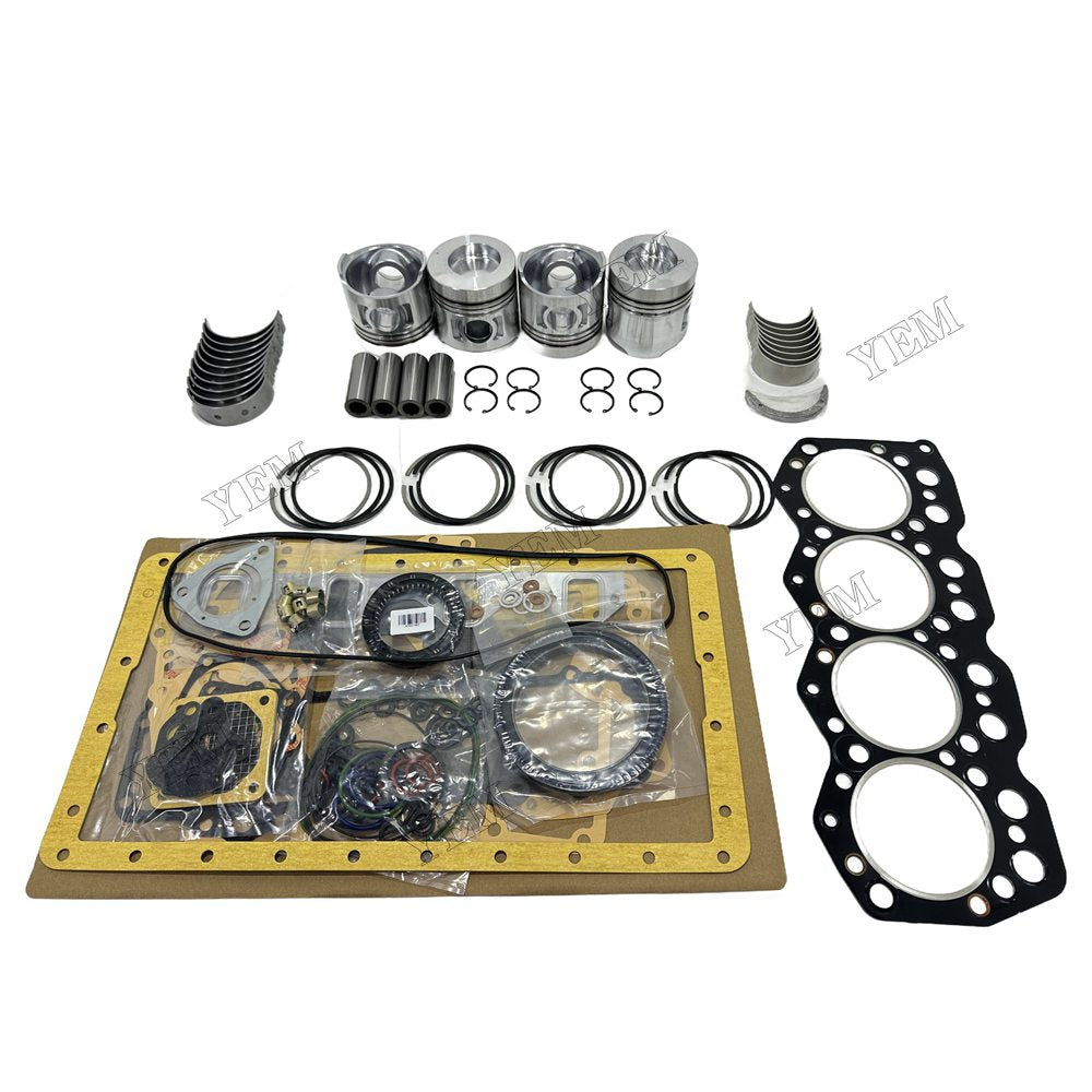 S4K Piston With ring set Gasket kit main and connecting rod bearings Set For Mitsubishi