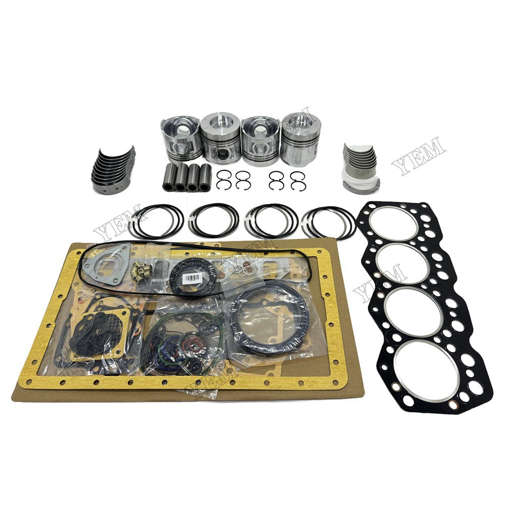 S4K Piston With ring set Gasket kit main and connecting rod bearings Set For Mitsubishi Foe Mitsubishi