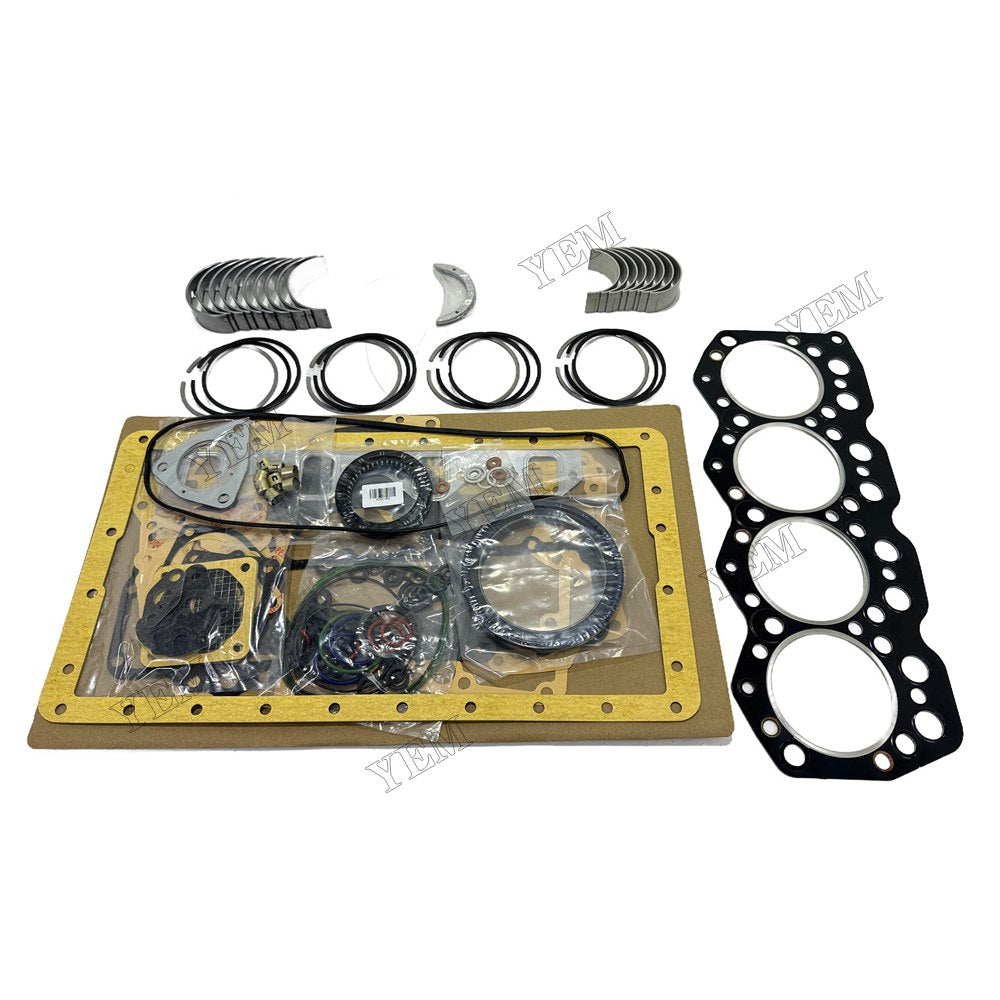 Piston ring set Gasket kit Crankshaft and Rod Bearings Set For Mitsubishi S4K Engine Foe Mitsubishi