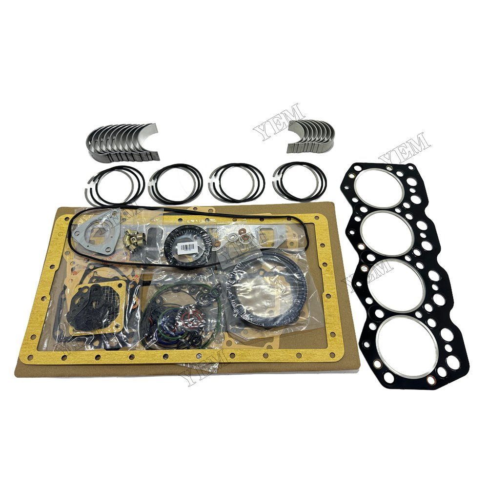 S4K Piston ring set Gasket kit main and connecting rod bearings For Mitsubishi Foe Mitsubishi