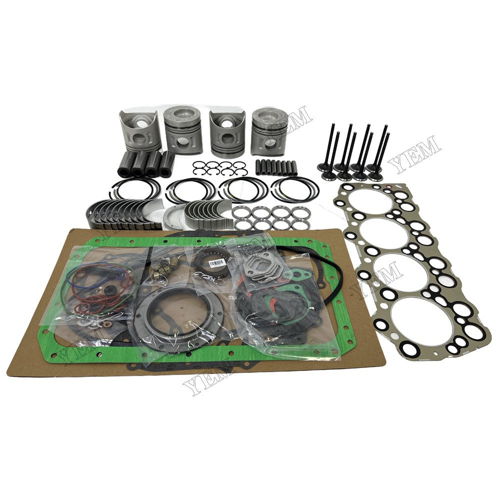 4D31 Piston W Ring Kit Gasket Set Main Connecting rod bearings Set Valve Train For Mitsubishi