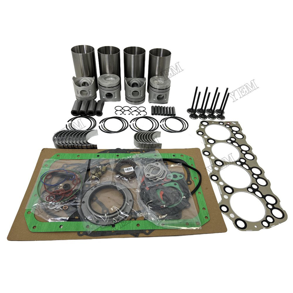 Engine Overhaul Kit Main And Rod bearings Gasket Set Valve Guide For Mitsubishi 4D31 Engine