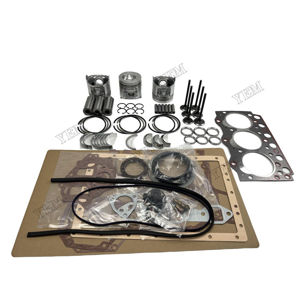3D95 Piston W Ring Kit Gasket Set Main Connecting rod bearings Set Valve Train For Komatsu