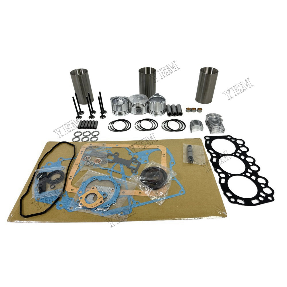 YEM Engine Parts Rebuild Kit For Mitsubishi L3E Engine MM20CR MM20SR MM20 MM20T MX15 GF130PYS1W For Mitsubishi