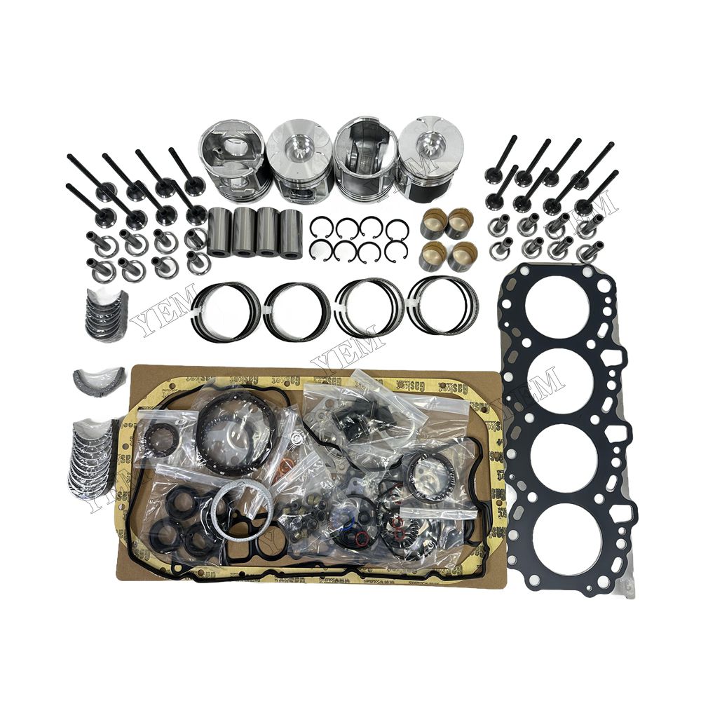 2KD Piston W Ring Kit Gasket Set Main Connecting rod bearings Set Valve Train For Toyota