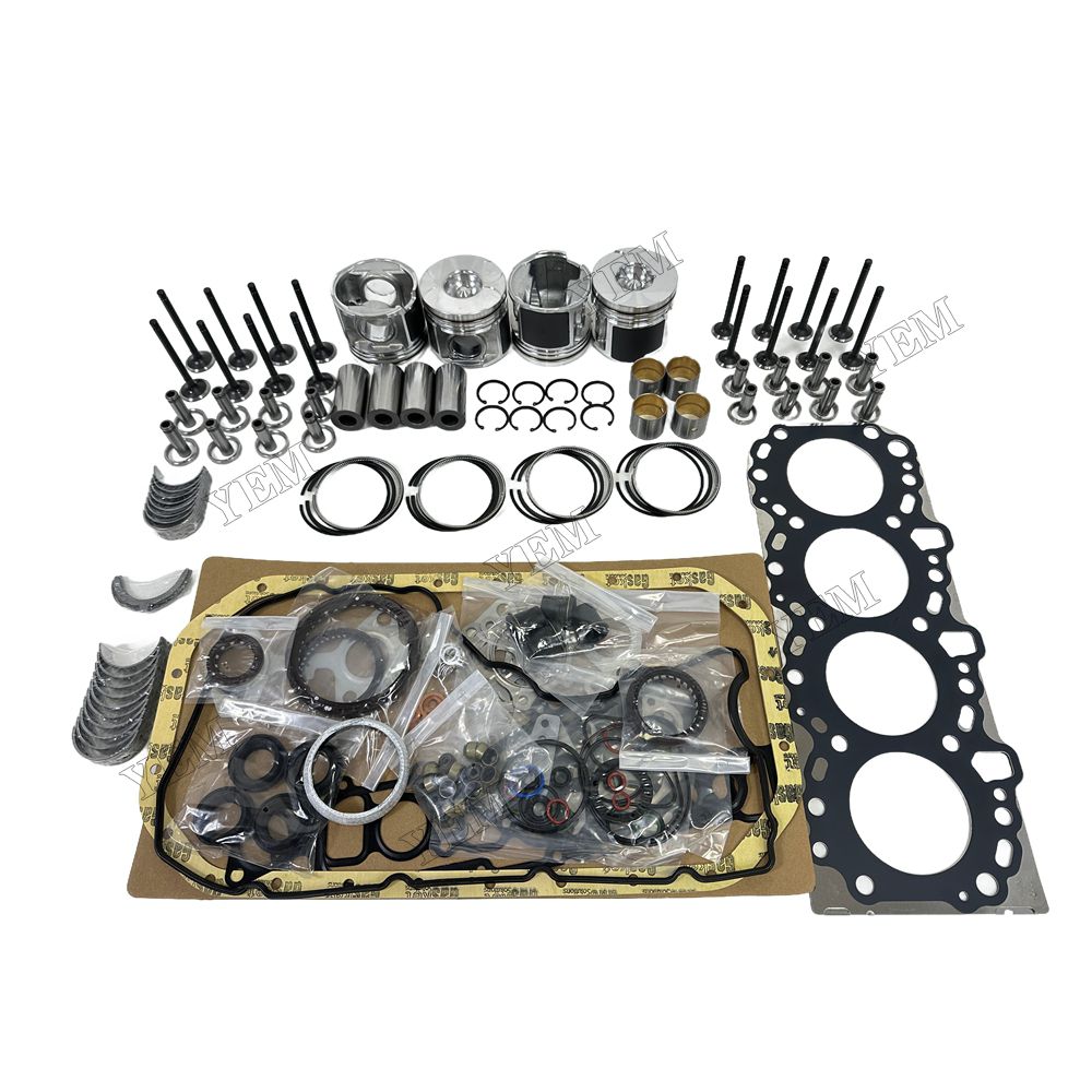 2KD Piston W Ring Kit Gasket Set Main Connecting rod bearings Set Valve Train For Toyota Foe Toyota
