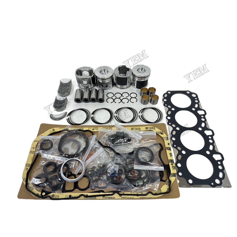 Piston With ring set Gasket kit main and connecting rod bearings Set For Toyota 2KD Engine Foe Toyota