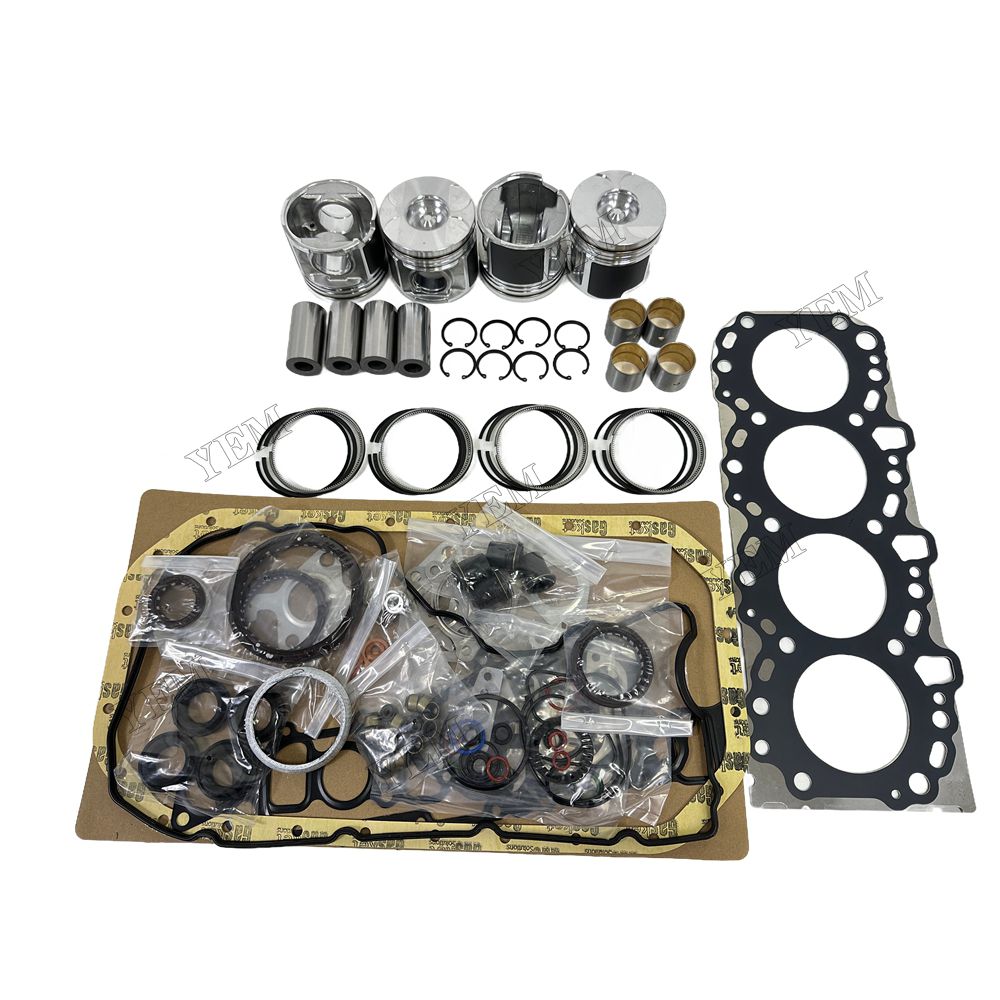 2KD Piston and piston ring set Gasket kit main and connecting rod bearings For Toyota