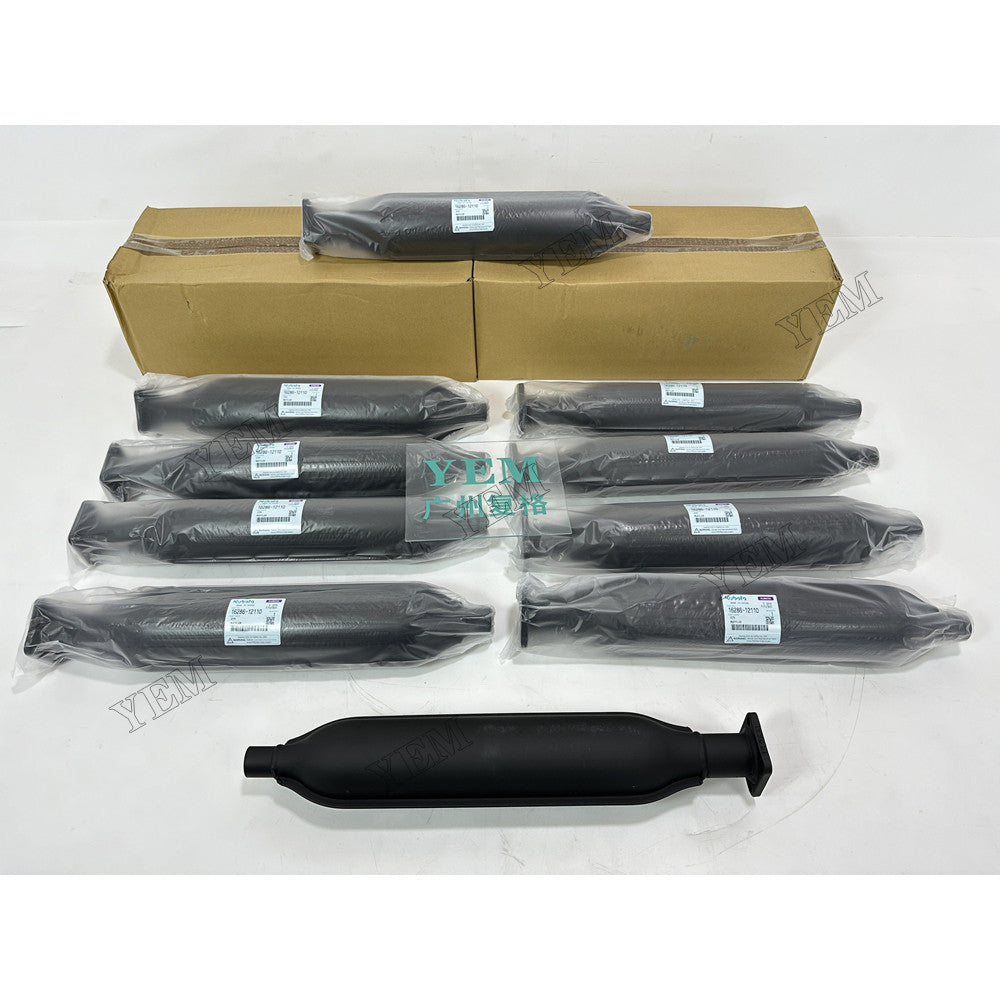 high quality For Kubota Excavator Engine Part 16286-12110 Muffler For Kubota