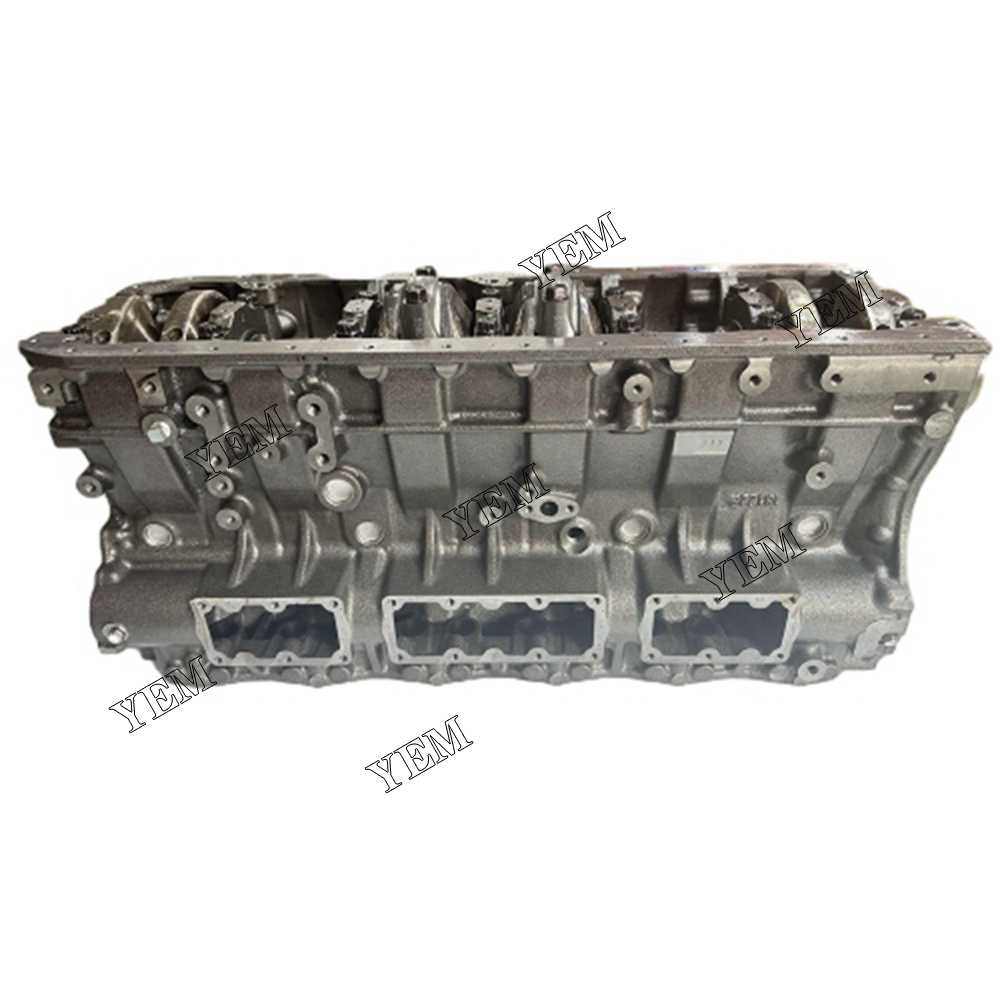 YEM Parts Cylinder Block For Mitsubishi 6D16 Hidromek HMK 300 LC excavator Engine