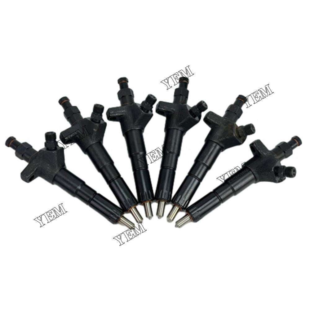 YEM Parts 6X ME440071 Fuel Injector For Mitsubishi 6D16 Hidromek HMK 300 LC excavator For Mitsubishi