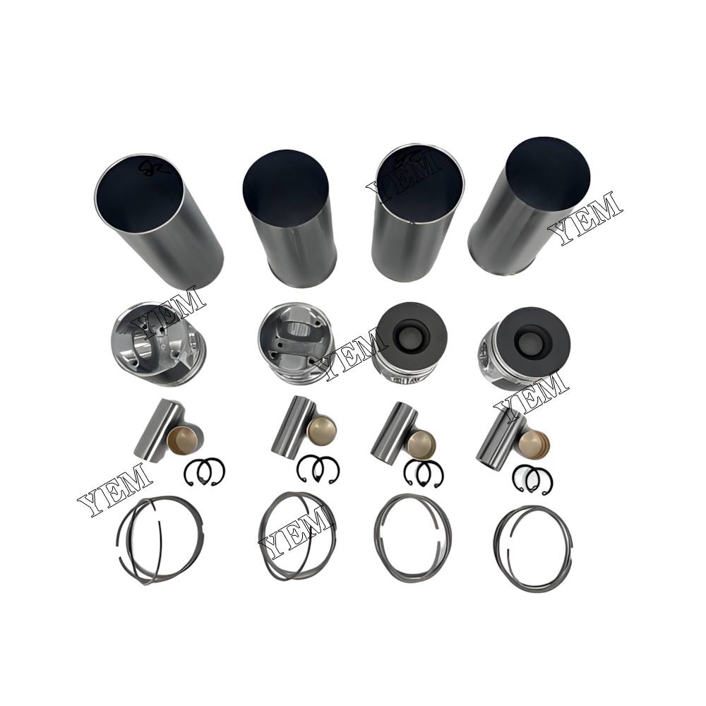 YEM Parts 4X Cylinder Liner Kit For Isuzu 4JK1 diesel engine spare parts For Isuzu