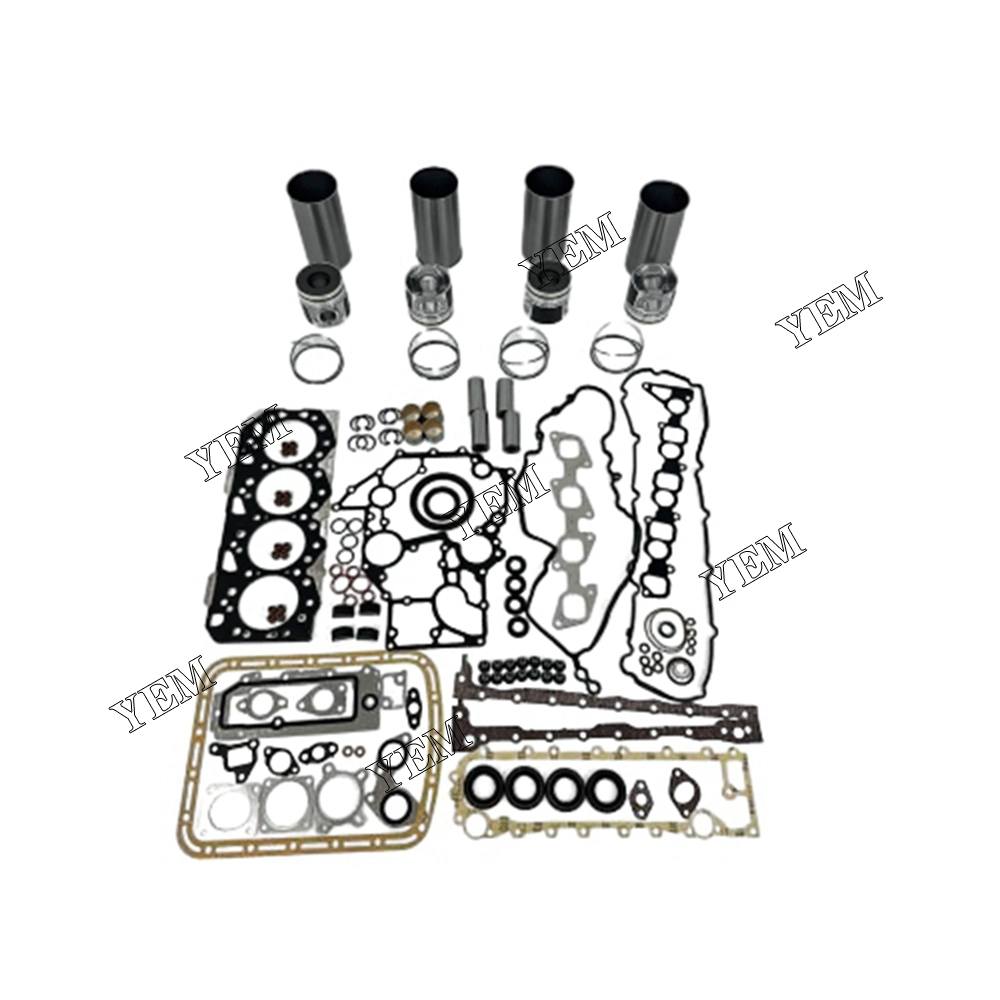 YEM Parts 4X Overhaul Kit With Gasket Set For Isuzu 4JK1 Engine