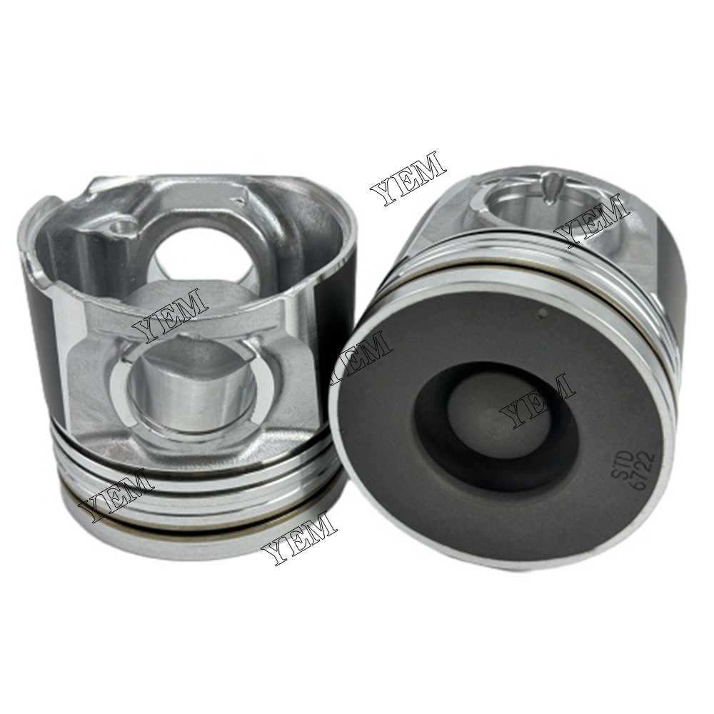 YEM Parts 4X Piston std size 95.4mm For Isuzu 4JK1 diesel engine spare parts For Isuzu