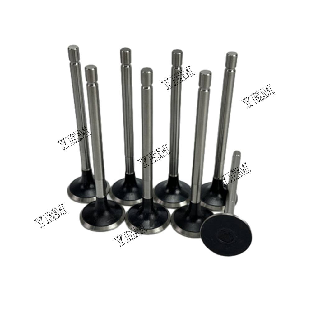 YEM Parts 8X Intake & Exhaust Valve For Isuzu 4JK1 Engine (Fit For One Engine)