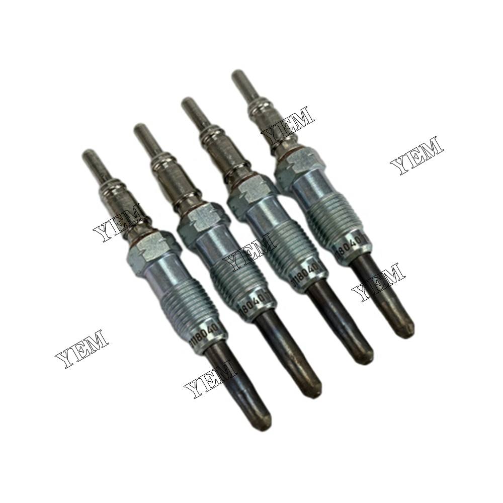 YEM Parts Glow Plug Heater For Deutz 01180400 2011 1011 Bobcat 863 873 864 (set of 4) For Deutz
