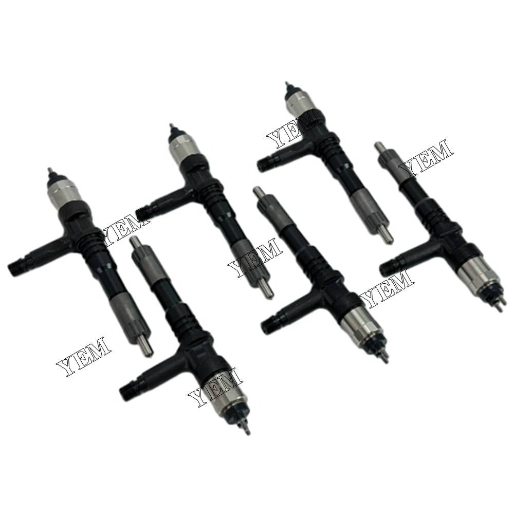 YEM Parts For Komatsu 6D125 Fuel Injector R6252-11-3100 Reman For Komatsu