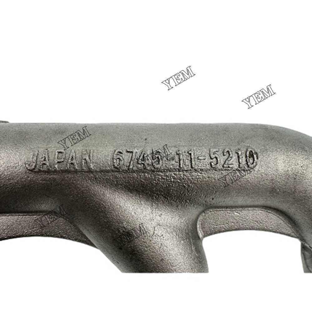 YEM Parts 3943844 Exhaust Manifold For Cummins QSL9 Hyundai R 380 LC-9 A excavator Engine For Cummins