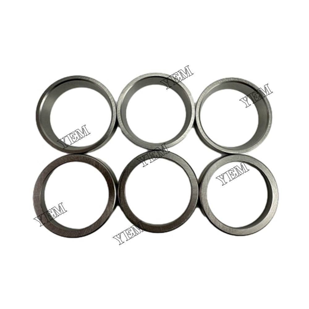 YEM Parts 6X Exhaust Valve Seat For Doosan D2876 diesel engine spare parts