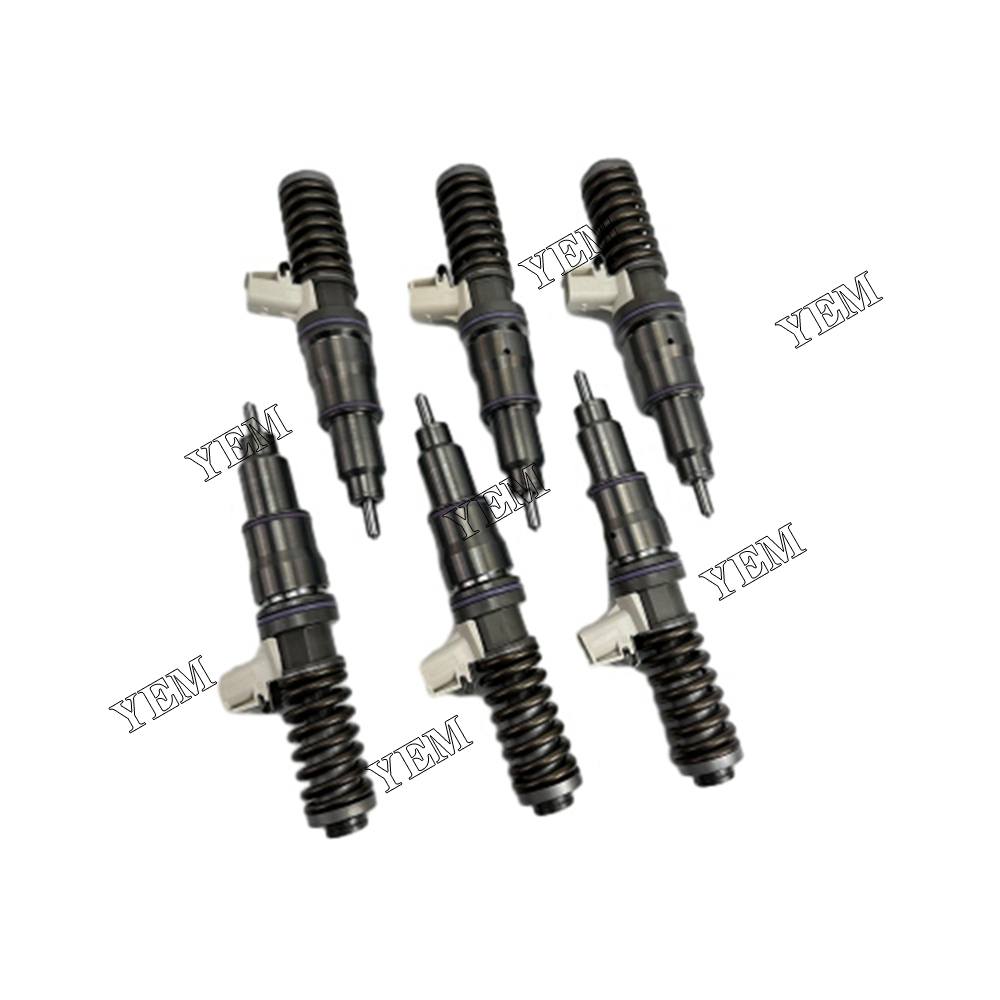 YEM Parts 6X 22325866 Fuel Injector For Volvo TAD1642GE excavator diesel engine
